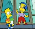 Bart Simpson και Milhouse Van Houten, δύο μεγάλες φίλοι
